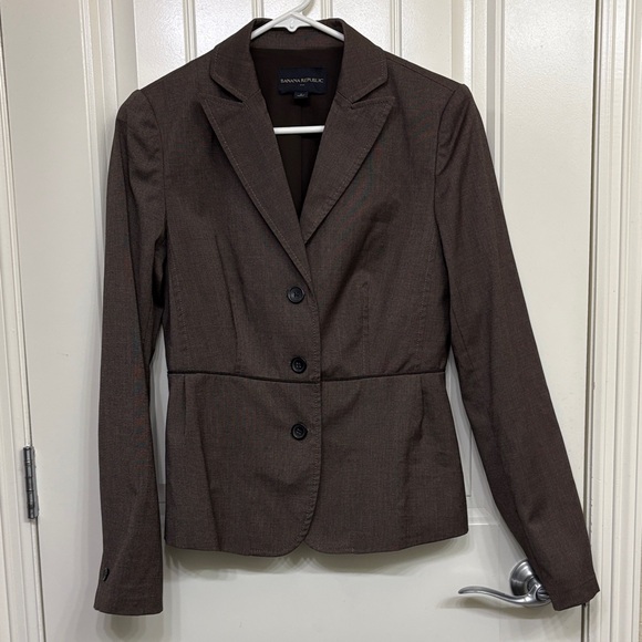 Banana Republic Jackets & Blazers - Banana Republic Dark Brown Women's Blazer
